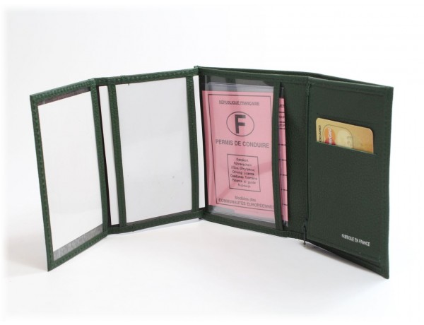 portefeuille en cuir