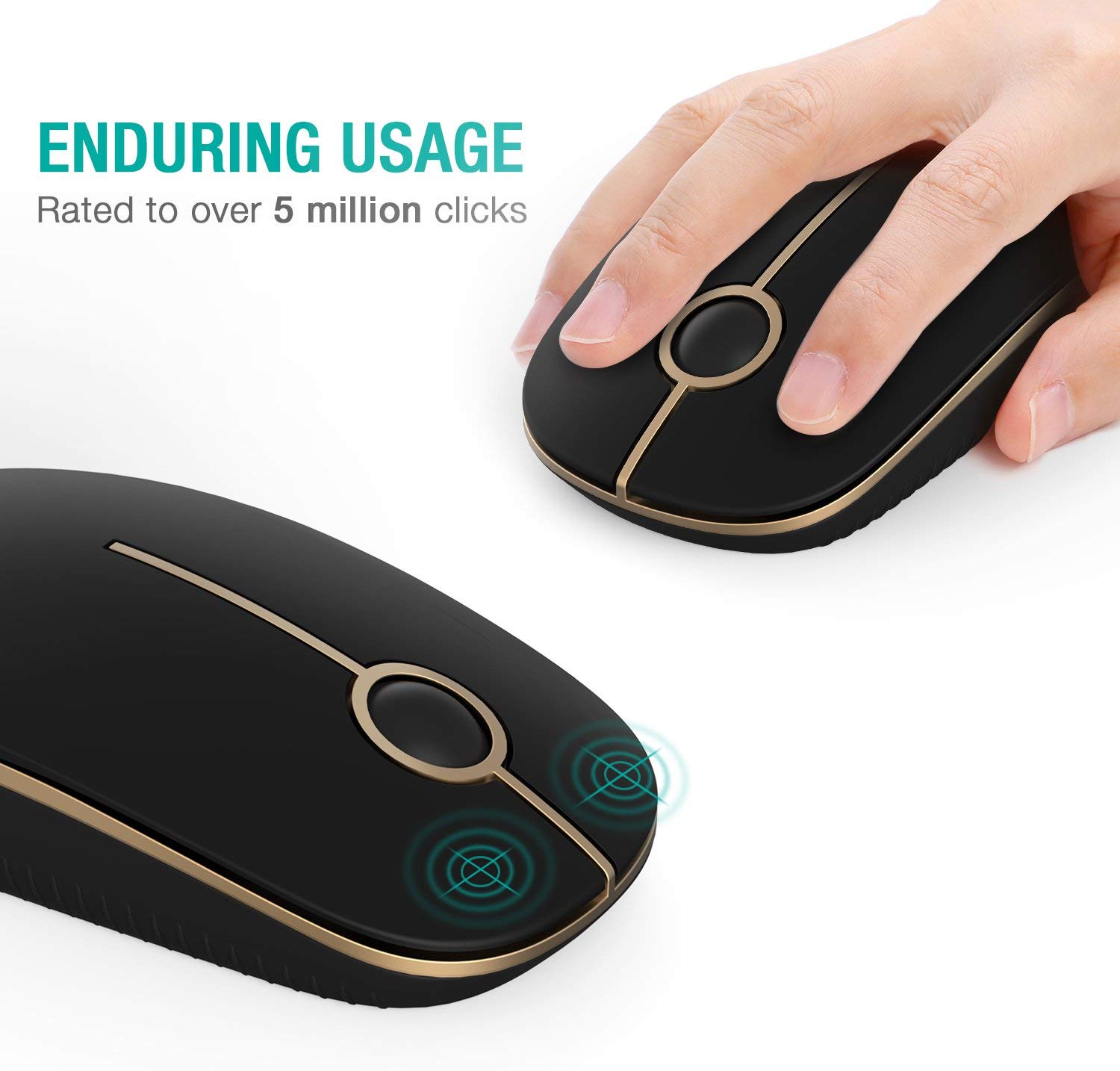 souris sans fil silencieuse Jelly Comb